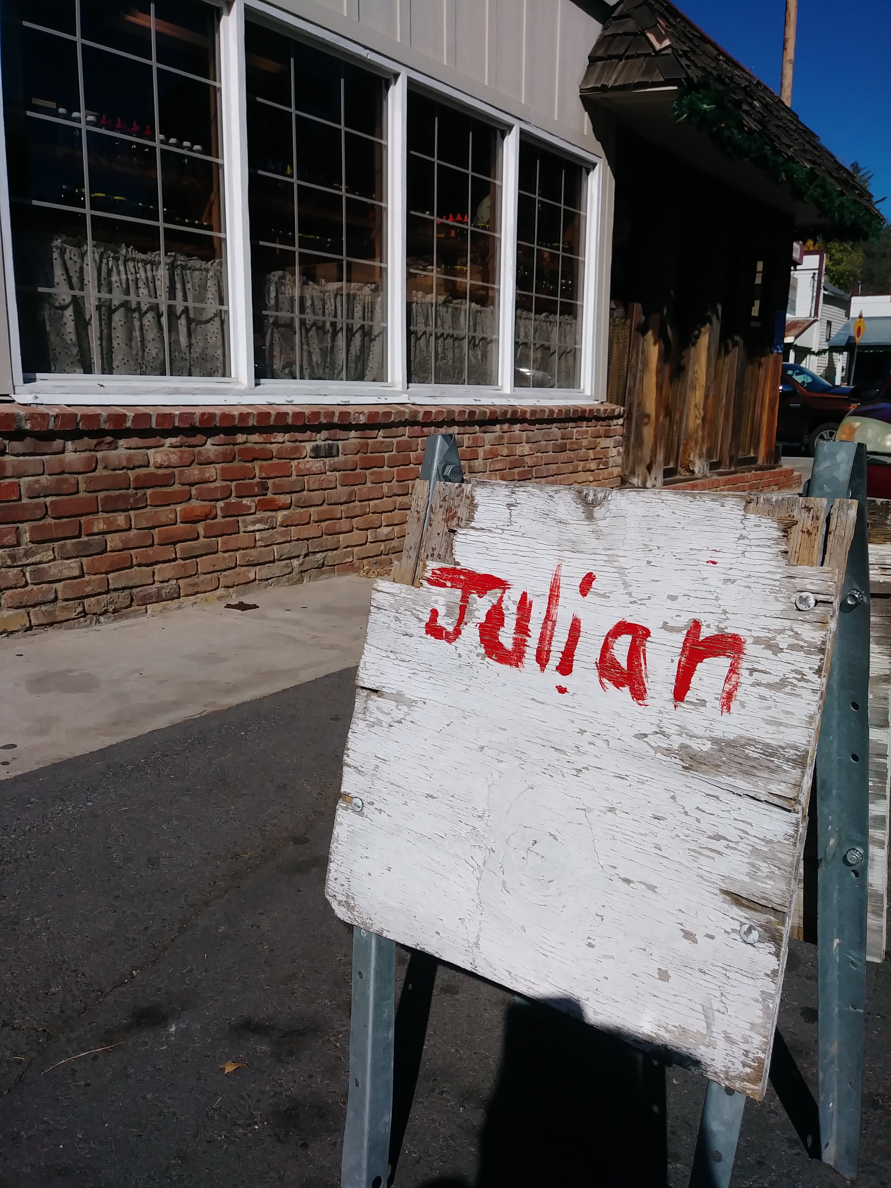 Small cute town called “Julian”